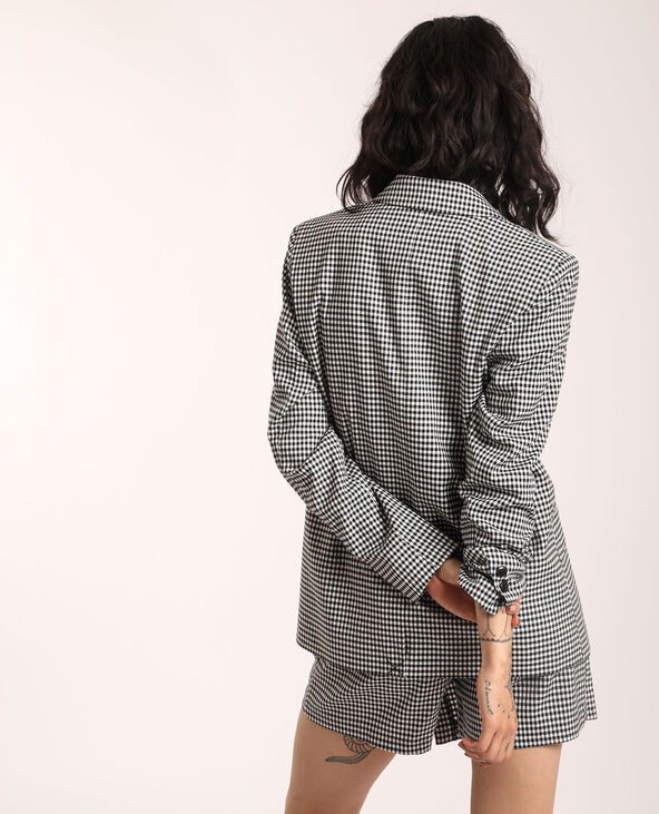 Blazer pied de poule