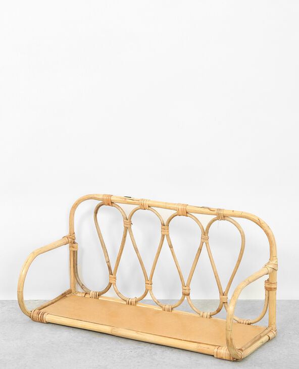 Etagère en rotin beige - Pimkie