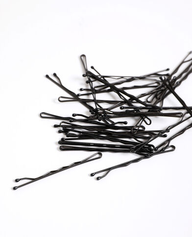 Lot de pinces à cheveux noir - Pimkie