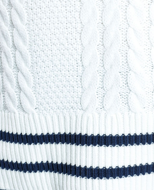 Pull sans manches blanc - Pimkie
