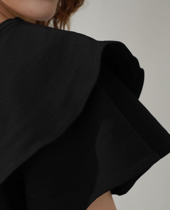 Robe volantée noir - Pimkie