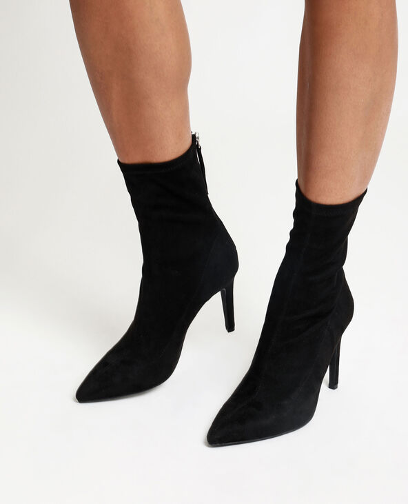 Bottes suédine noir - Pimkie