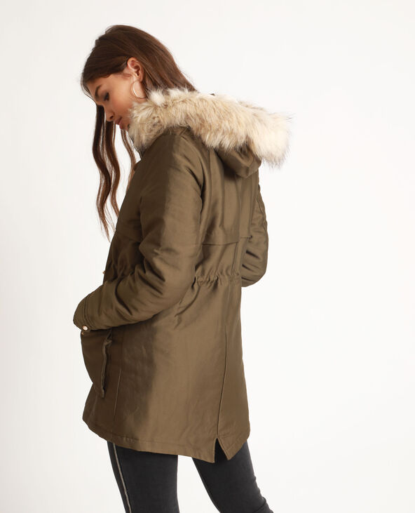 Parka chaude vert kaki - Pimkie