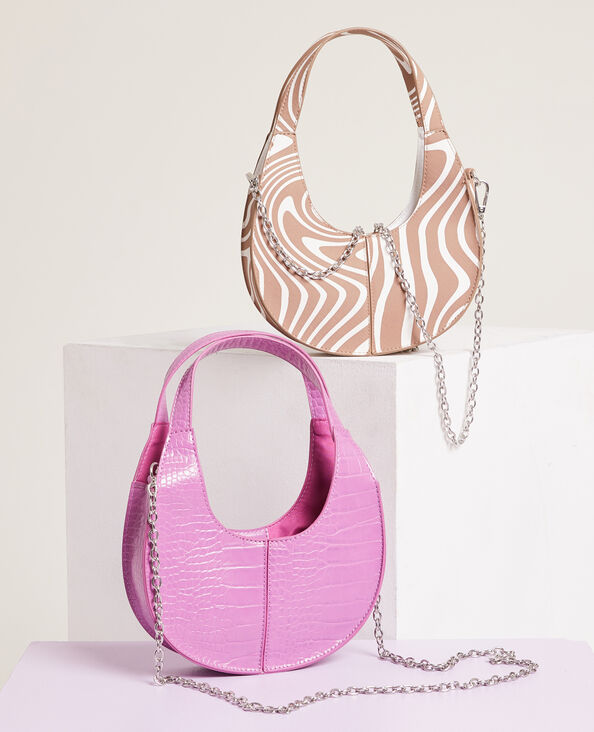 Sac rigide rond rose - Pimkie