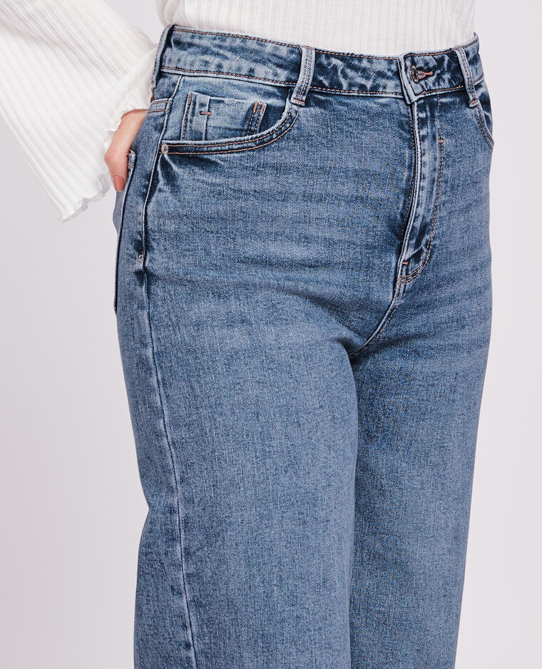 Jean large effet délavé bleu - Pimkie