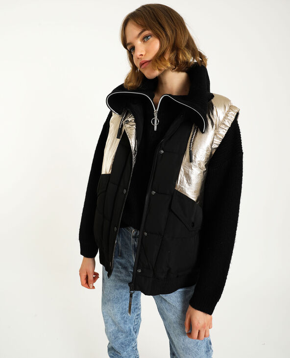 Doudoune sans manche noir top