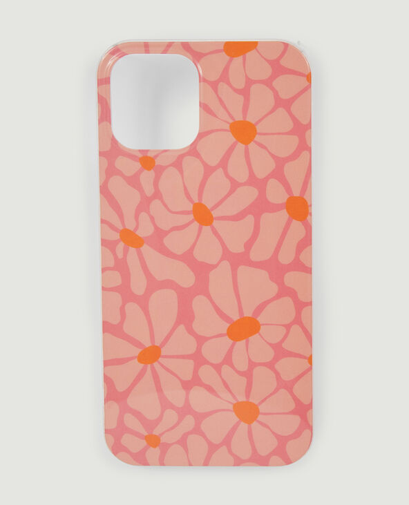 Coque iPhone Fleurs rose clair - Pimkie