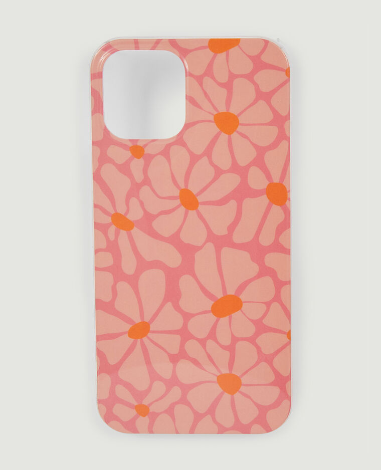 Coque iPhone Fleurs rose clair - Pimkie