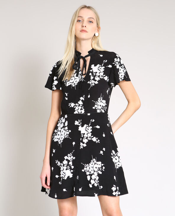 Robe à col montant noir - Pimkie