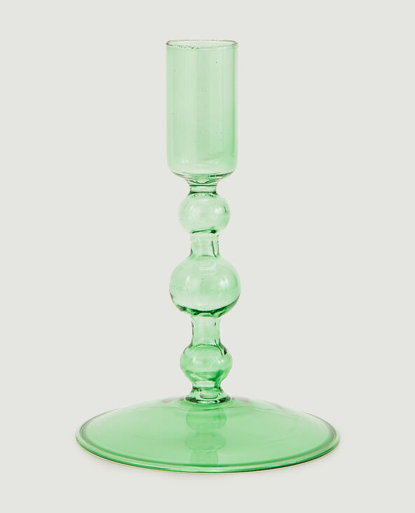Chandelier en verre vert olive - Pimkie