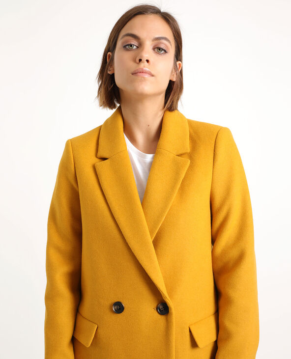 Manteau sale long jaune