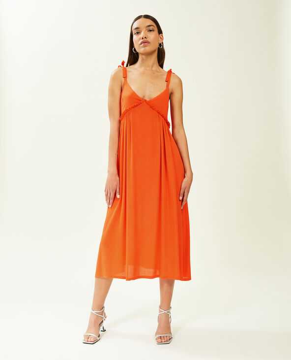 Robe longue triangle rose - Pimkie