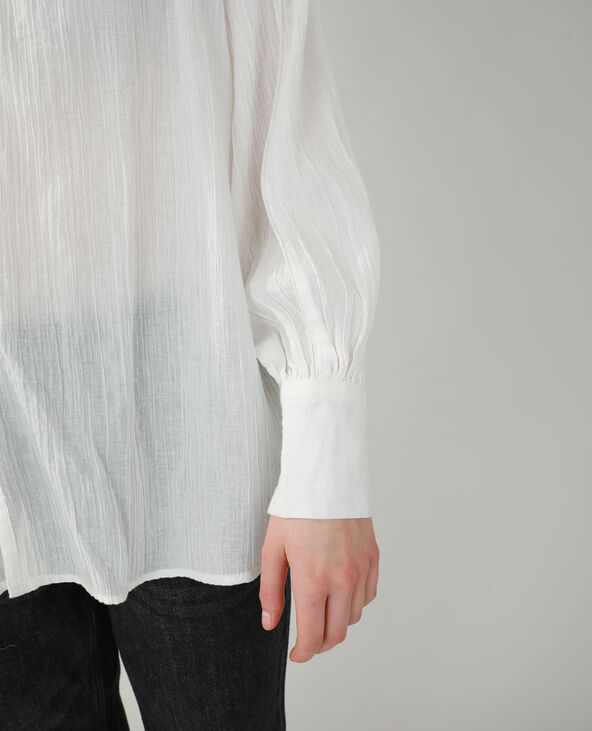 Robe chemise blanc - Pimkie