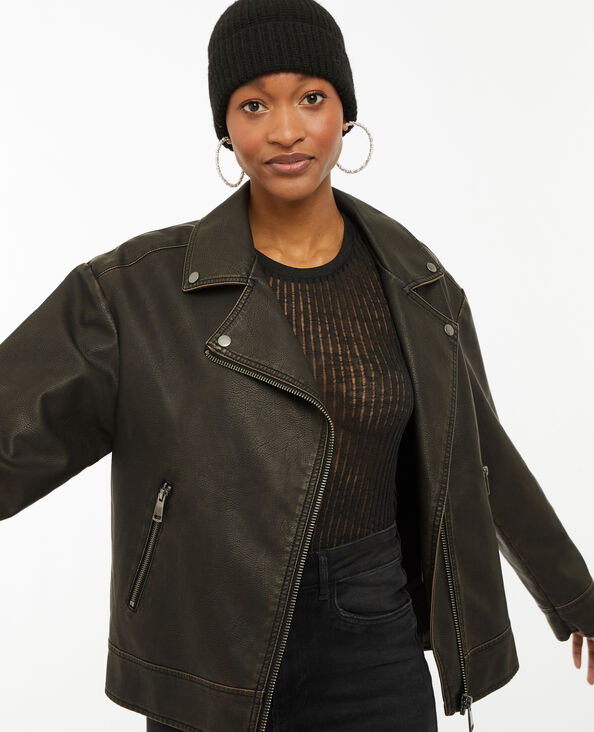 Blouson simili shop cuir