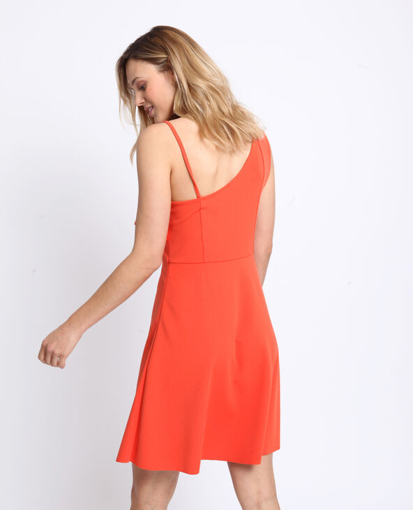 Robe asymétrique marron - Pimkie