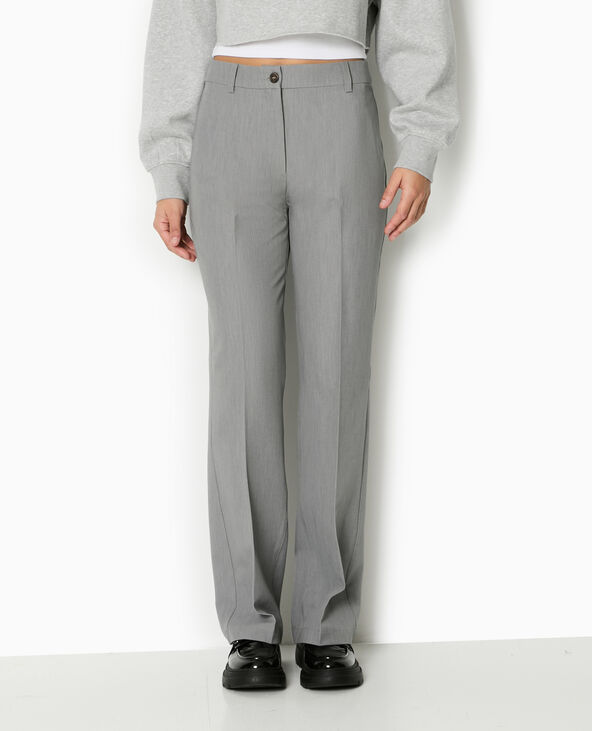 Pantalon city droit gris foncé - Pimkie