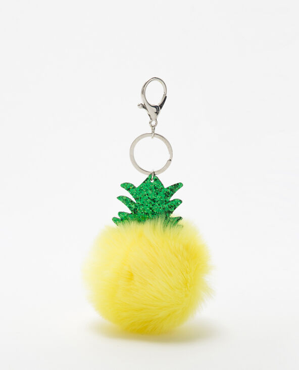 Porte-clés ananas jaune fluo - Pimkie