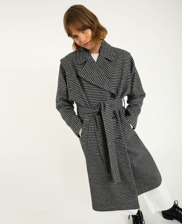 Manteau long noir - Pimkie