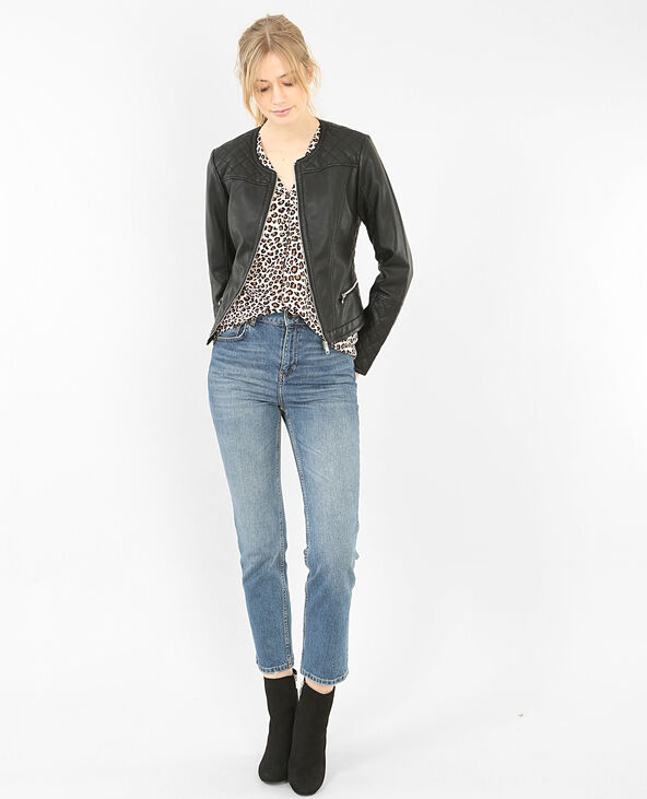 Veste biker noir - Pimkie