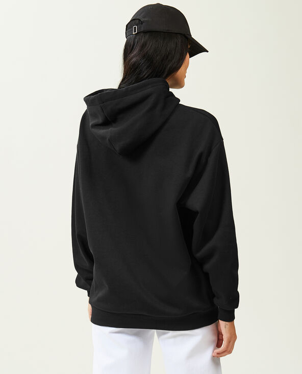 Sweat capuche oversize noir - Pimkie