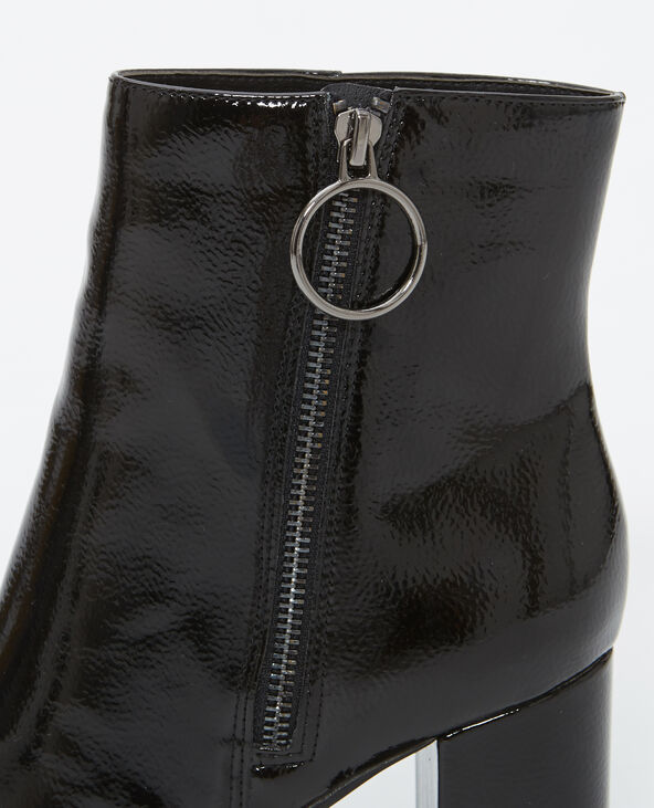 Bottines vernies a talons