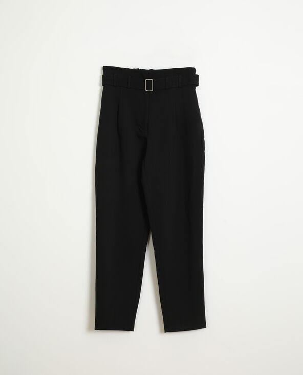 Pantalon taille haute noir - Pimkie