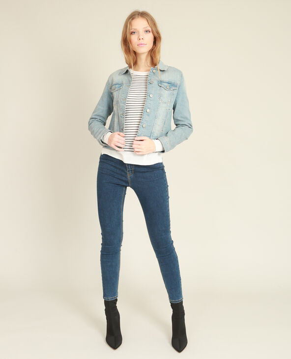Veste en jean bleu - Pimkie