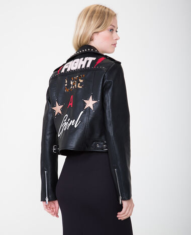 Veste perfecto à clous noir - Pimkie