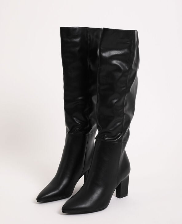 Bottes à talons noir - Pimkie