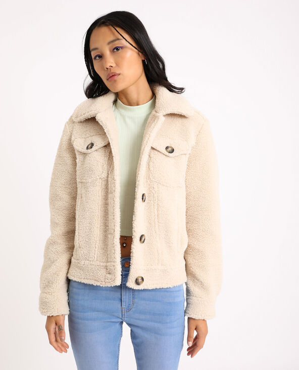 Veste faux mouton outlet