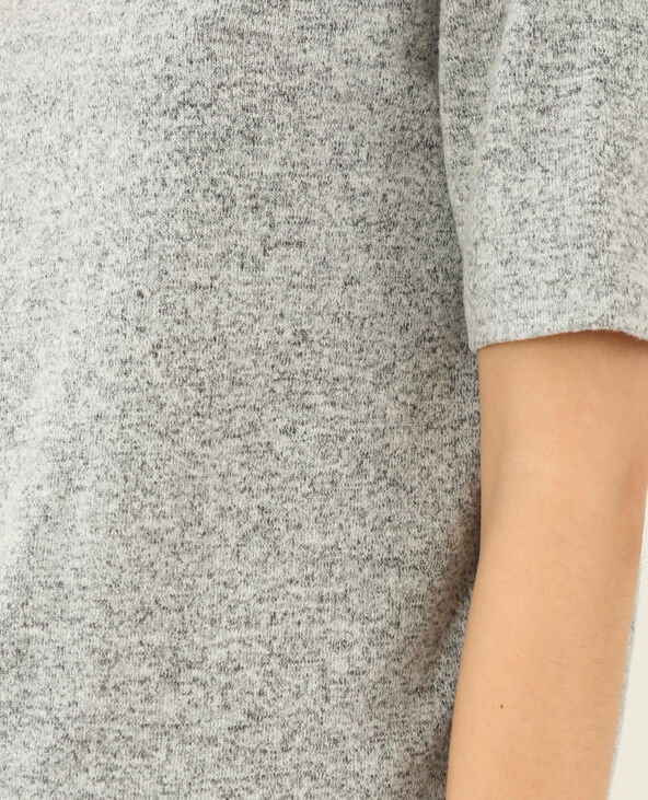T-shirt à dos ouvert gris chiné - Pimkie