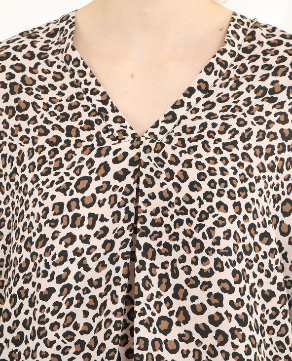 Blouse léopard camel - Pimkie