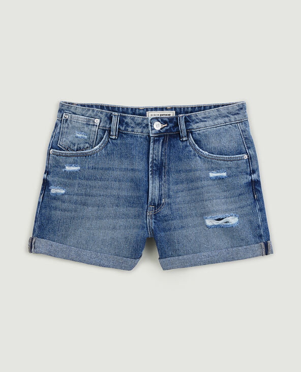 Short en jean bleu - Pimkie