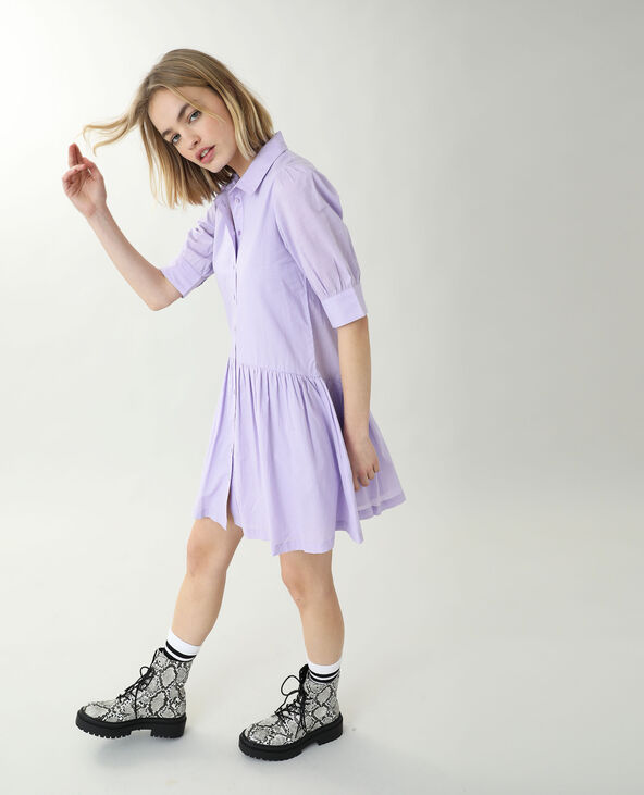 Robe chemise violet - Pimkie