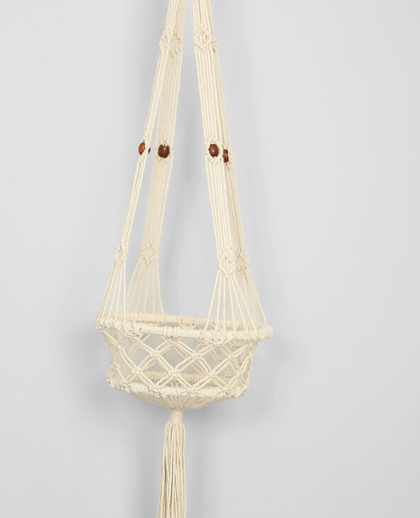 Suspension macramé écru - Pimkie