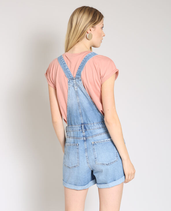 Salopette short bleu clair - Pimkie