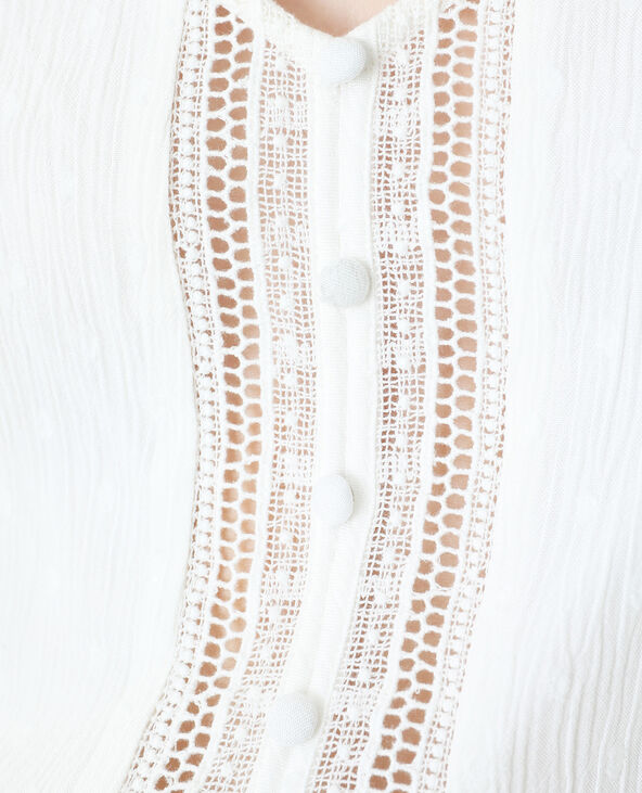 Top plumetis blanc - Pimkie