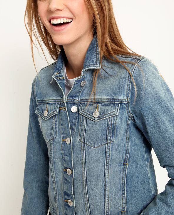 Veste en jean bleu - Pimkie