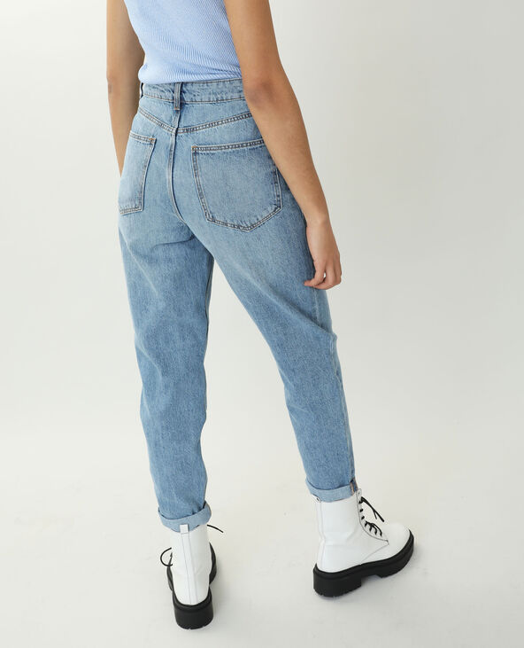 Jean mom high waist