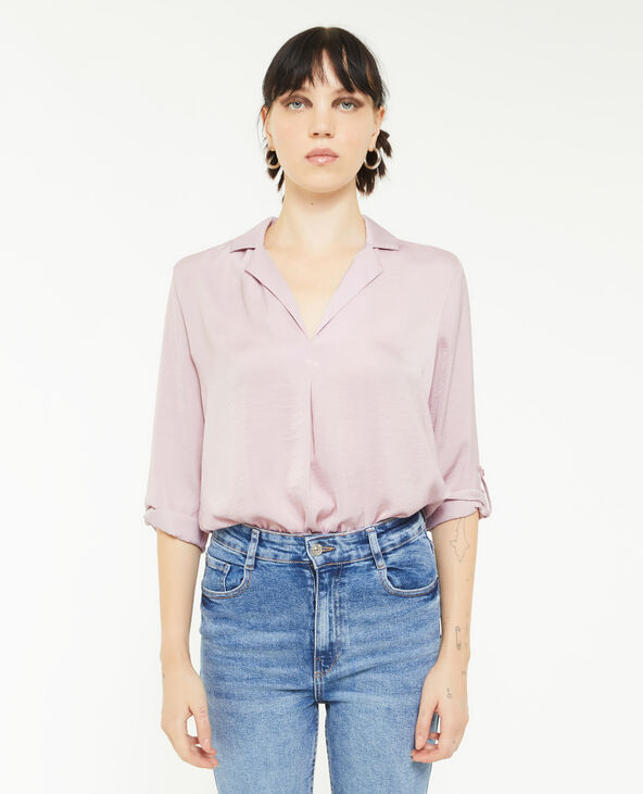Blouse à encolure V  lilas - Pimkie