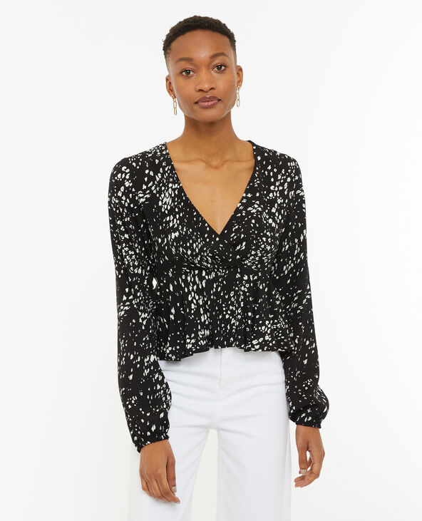 Blouse resserrée a la taille best sale