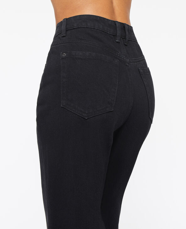 Jean mom taille haute noir - Pimkie