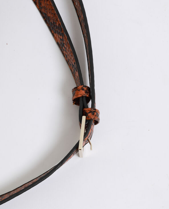 Sac banane python marron - Pimkie
