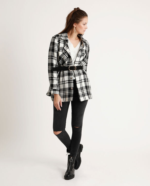 Veste epaisse a carreaux