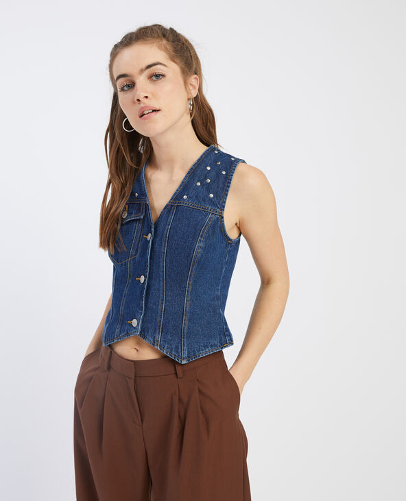 Veste sans manche bleu - Pimkie