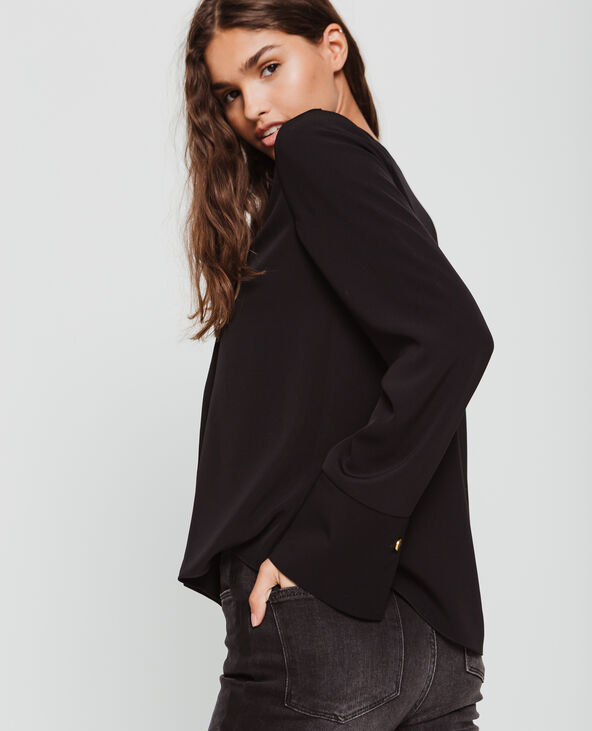 Blouse boutonnée noir - Pimkie