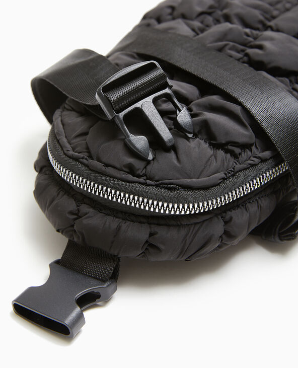 Sac banane matelassé noir - Pimkie