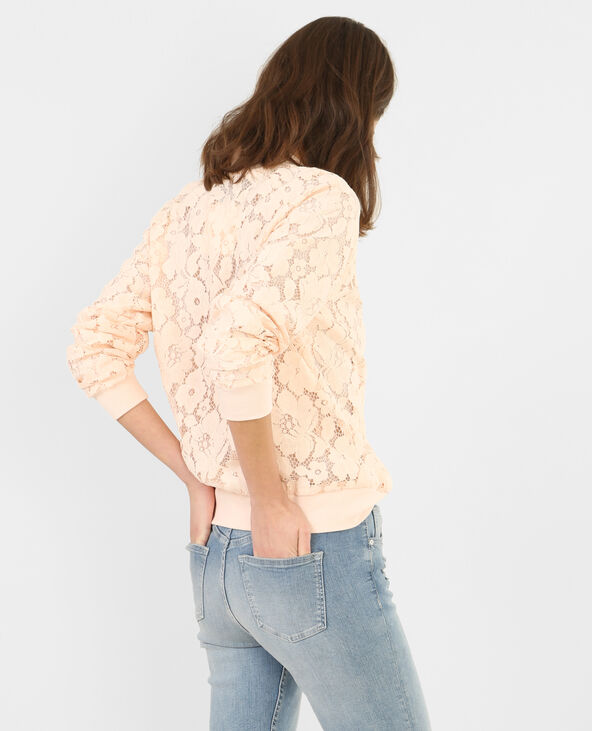 Bomber dentelle rose clair - Pimkie