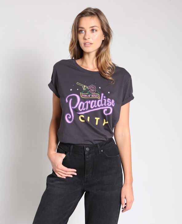 T-shirt Guns N' roses noir - Pimkie