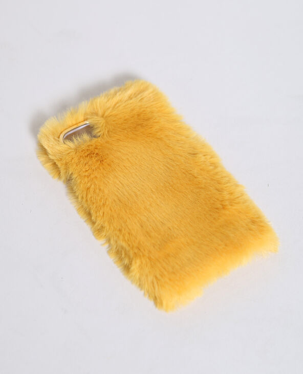 Coque compatible iPhone 6 jaune ocre - Pimkie
